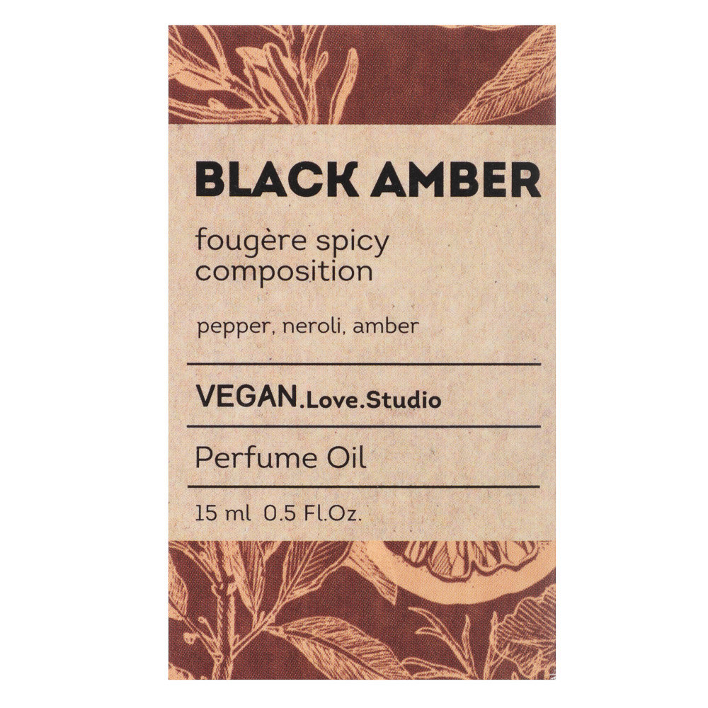Парфюмерное масло Vegan.Love.Studio, Black Amber, 15 мл - #7