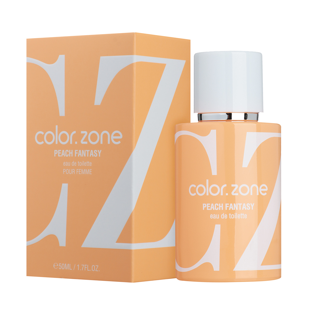 Туалетная вода женская тм UNIQUE color.zone Peach Fantasy, 50 мл - #1