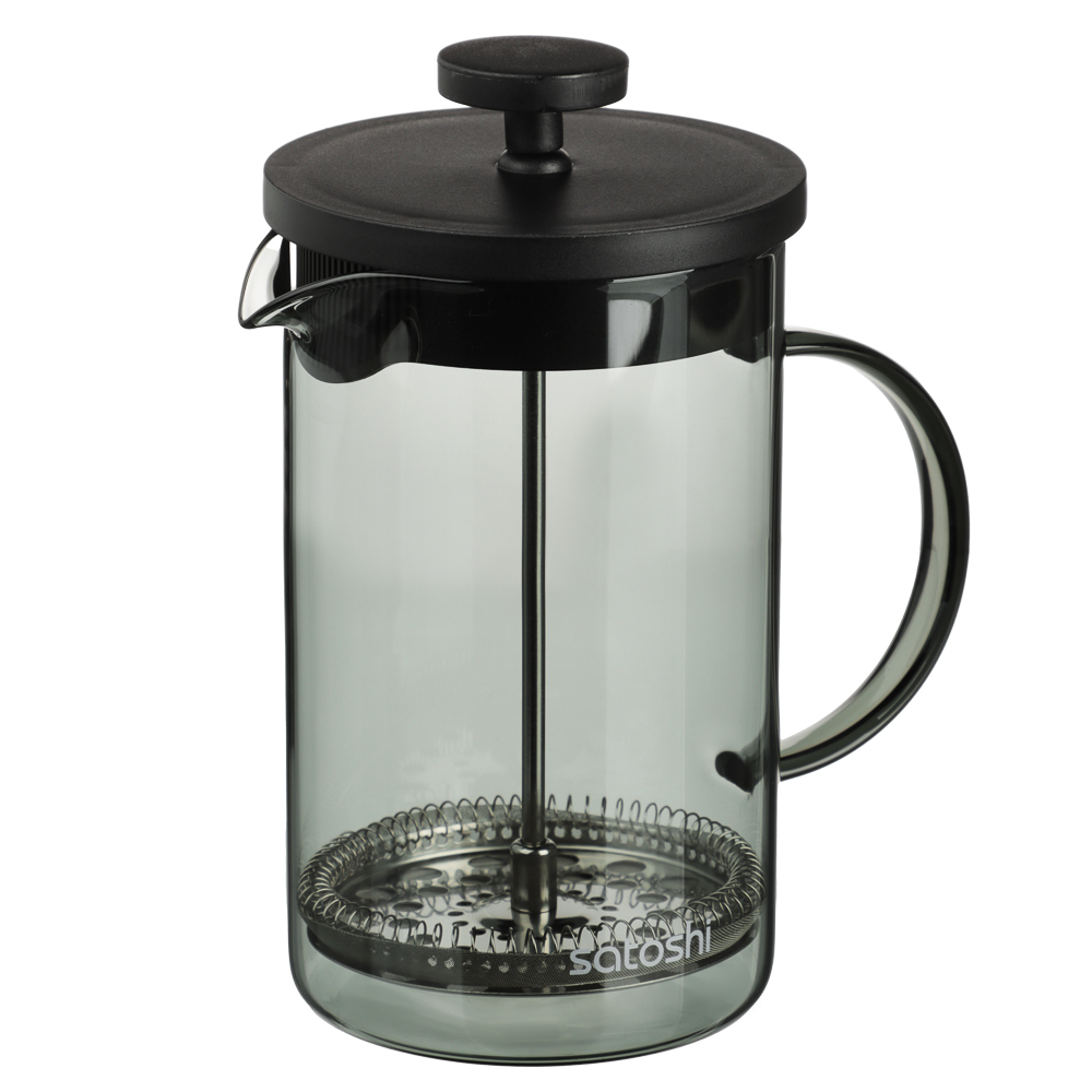 SATOSHI Графит Френч-пресс 800мл, жаропрочное стекло - #4