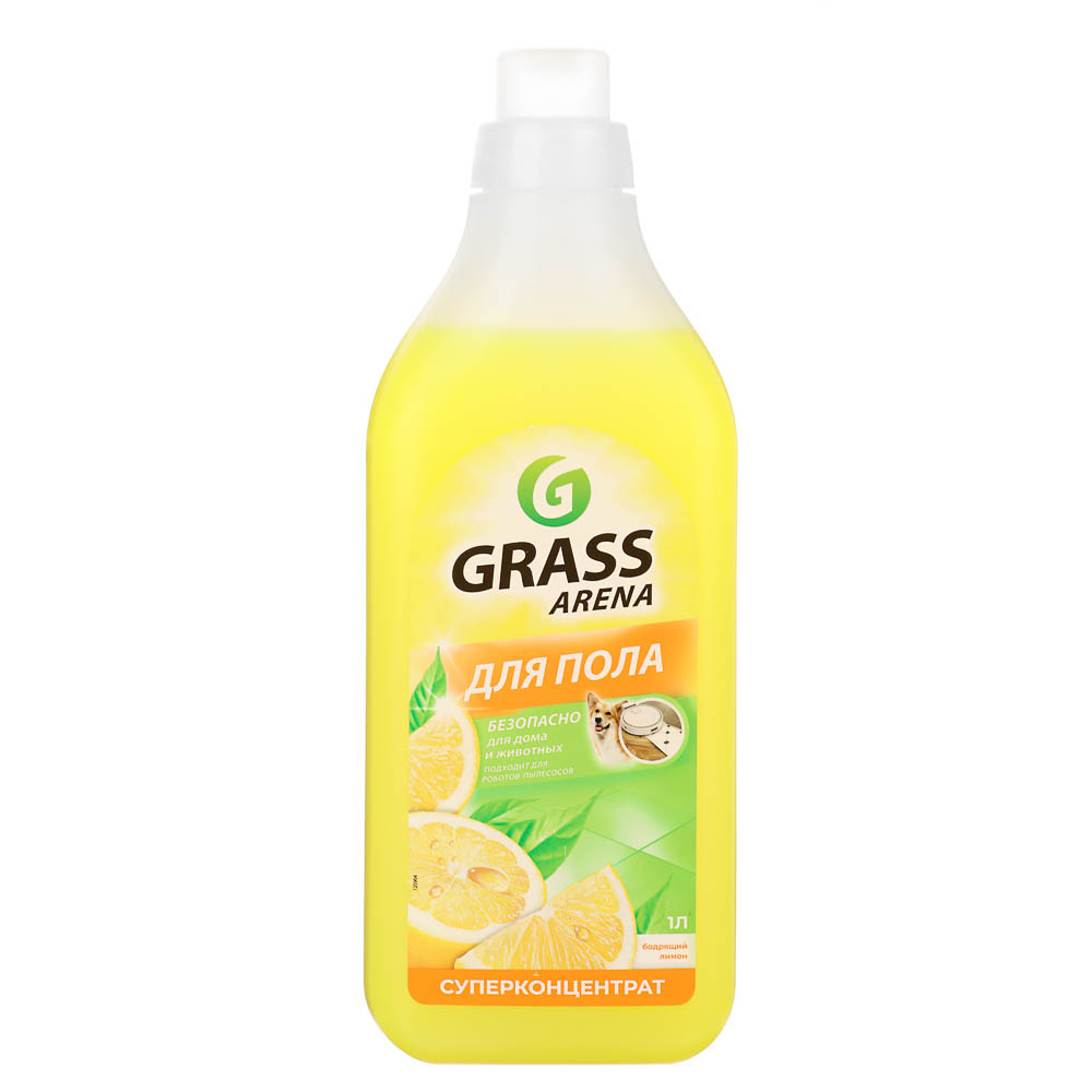 Средство для пола моющее Grass Arena Бодрящий Лимон, 1л - #1