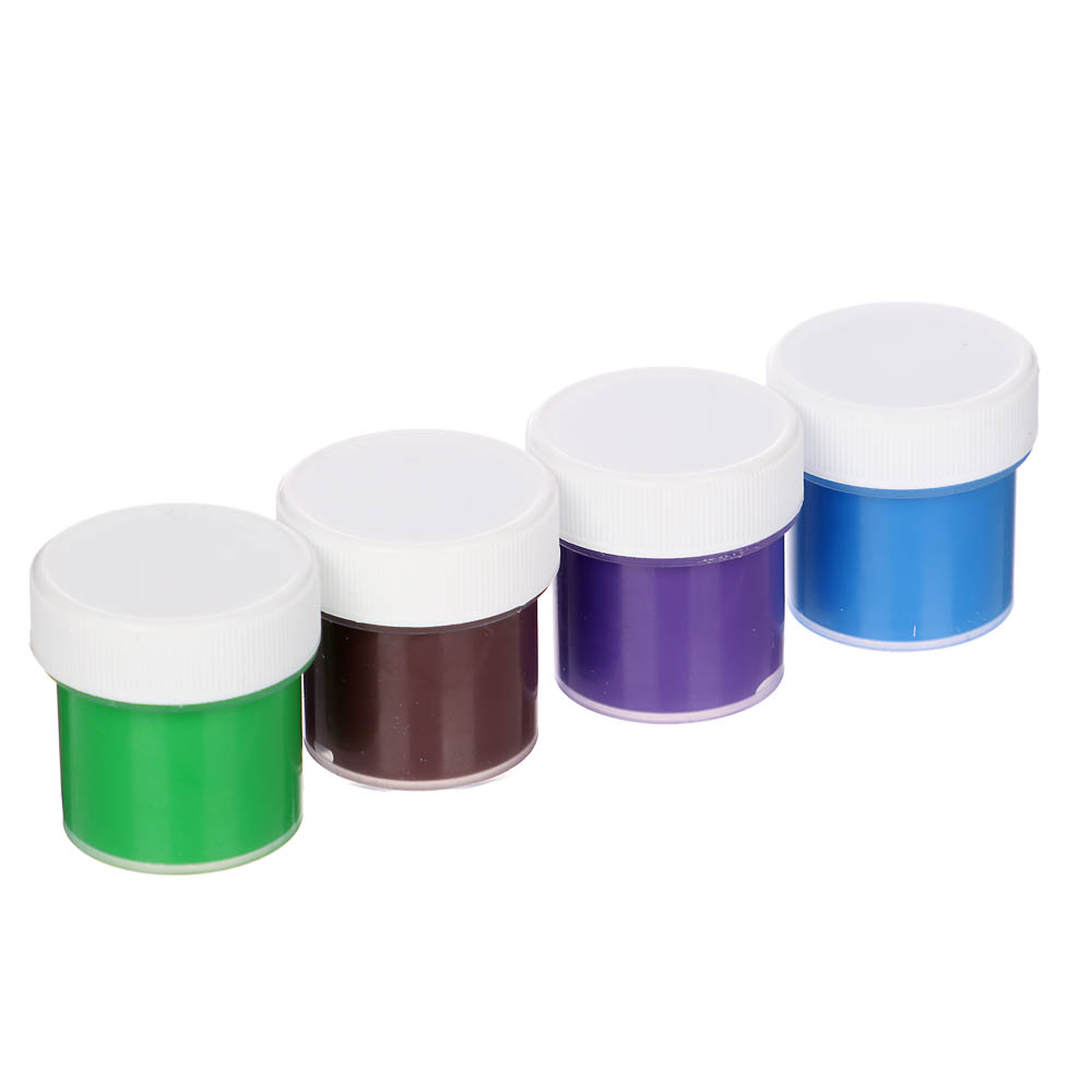 Краски гуашевые 12 цветов, объем баночки 10мл - #8