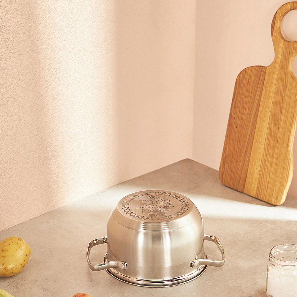 VETTA Берн Кастрюля 16х10см. 1,9л. со стекл. крышкой, индукция - #7