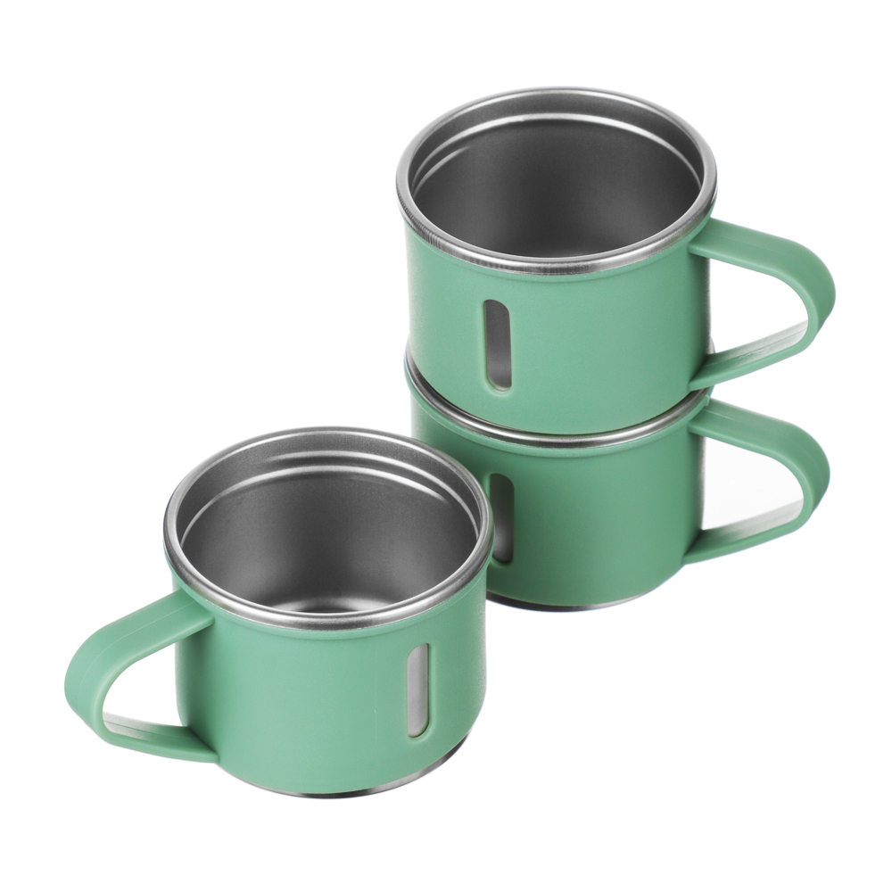 SATOSHI Набор Термос 500мл и 2 кружки, нержавеющая сталь - #6