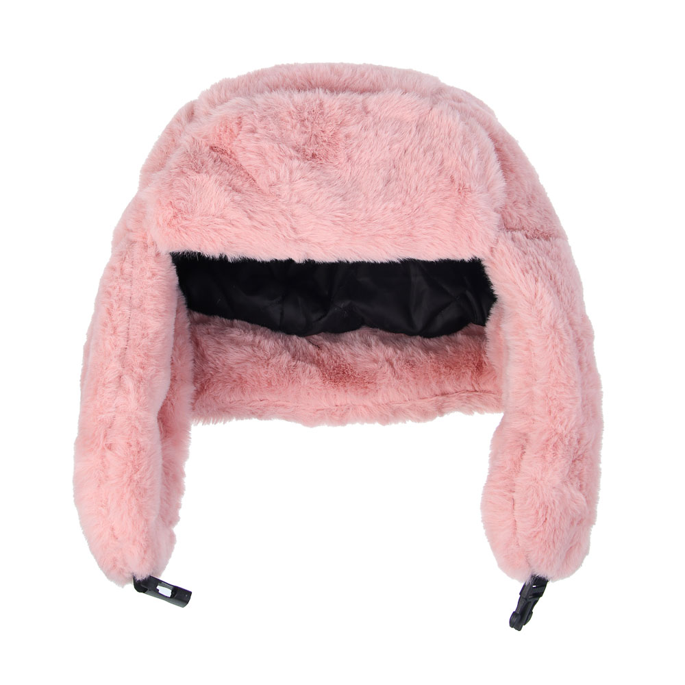 GALANTE Шапка-ушанка женская из экомеха, р.56, 100% полиэстер, цвета в ас-те, ОЗ25-18 - #7