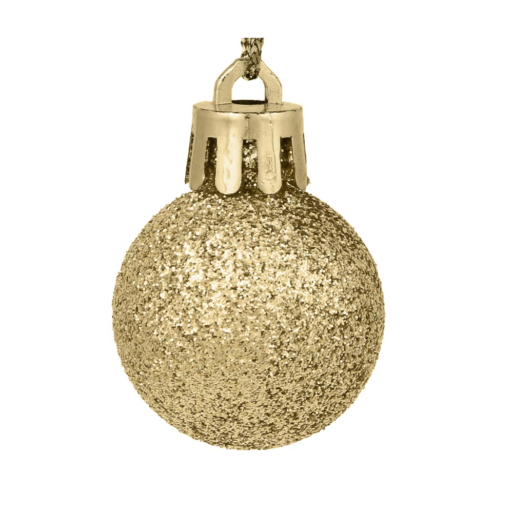 СНОУ БУМ Набор шаров 3 см, 18 шт, золото, 26-98 - #2