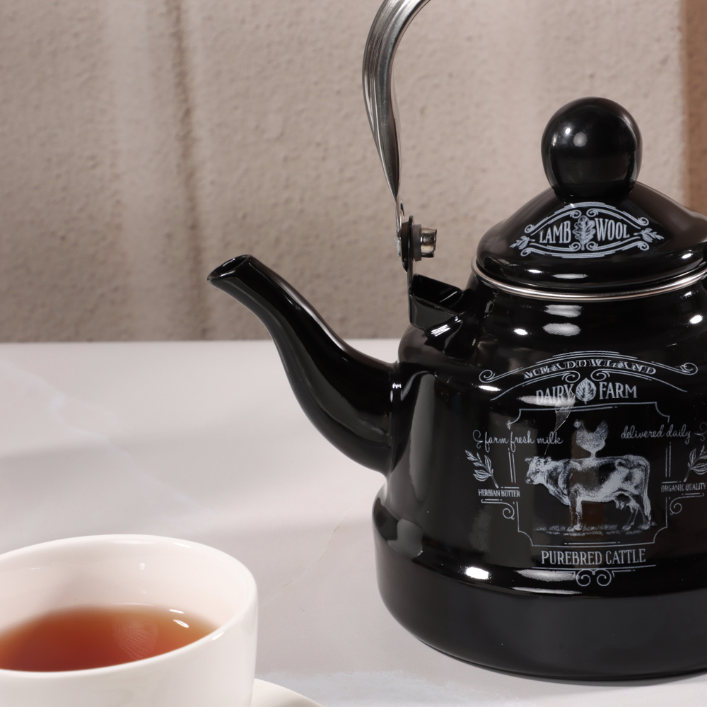 VETTA Ранчо Чайник эмалированный 1,1 л, 3 дизайна, индукция - #7