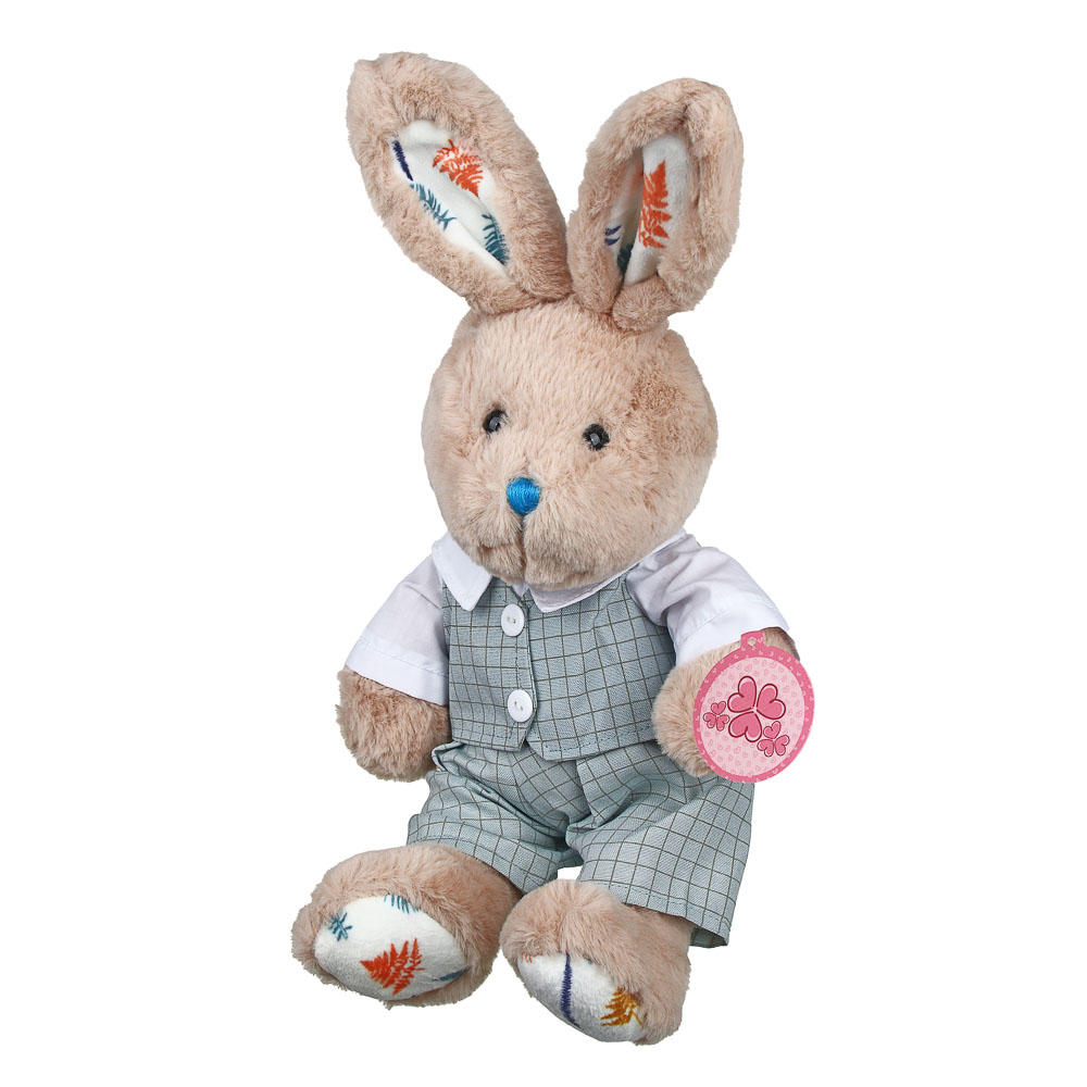 Сувенир интерьерный в виде зайца, 40 см, полиэстер, мальчик в костюме - #4