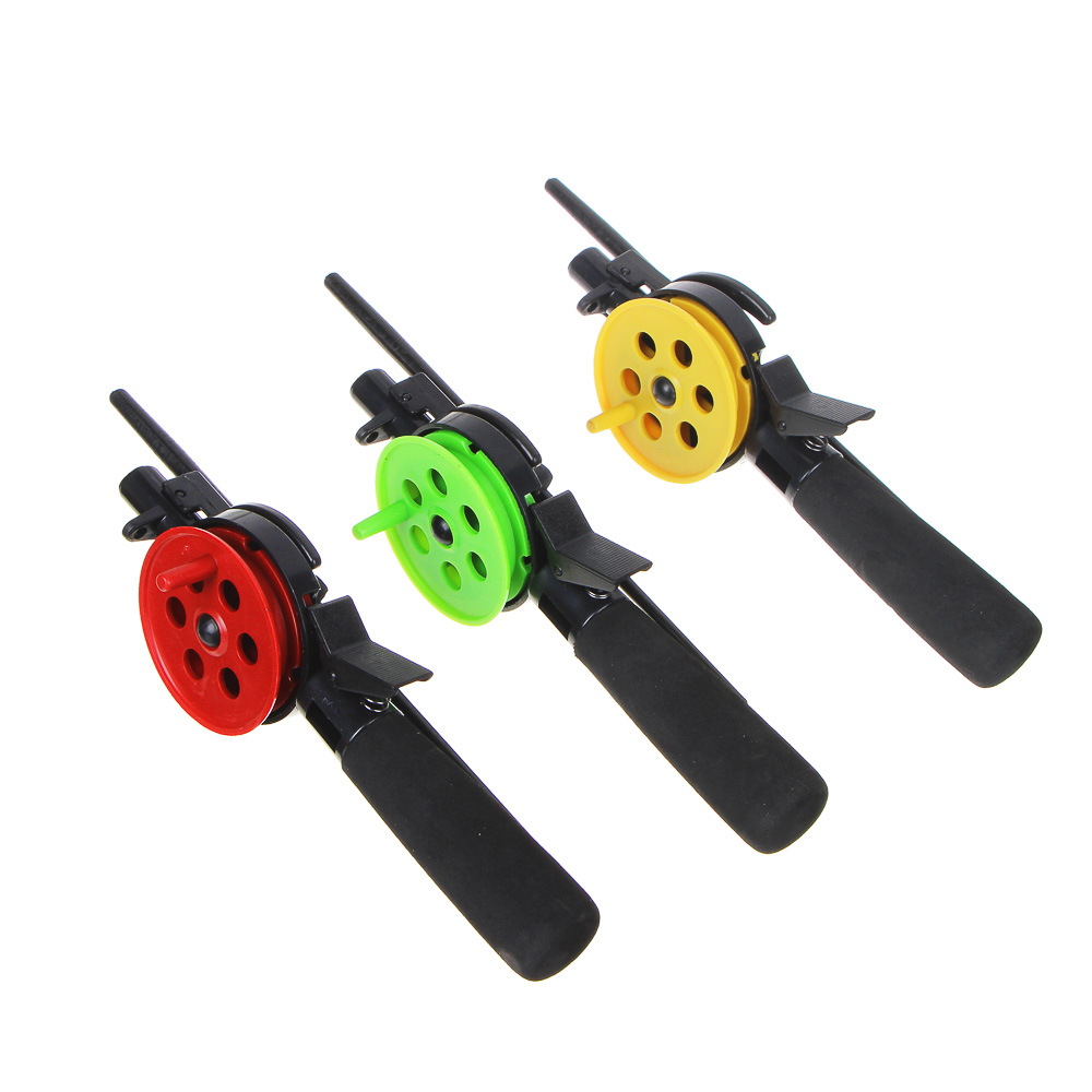 Удочка для зимней рыбалки тм AZOR FISHING, 35см, с катушкой, съемные ножки, файберглаc, 3 цвета - #1