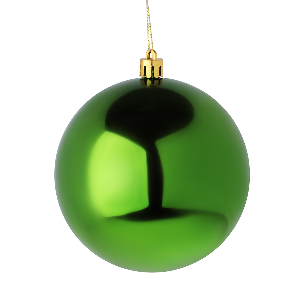 СНОУ БУМ Шар 10см пластик, зеленый, 26-239 - #1