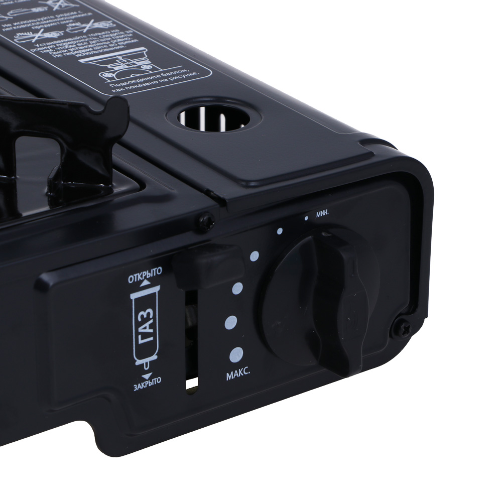 РОКОТ Плитка газовая к бал. с цанговым захватом портатив., в кейсе, 32,2х27,1х7,5см, металл, пластик - #4