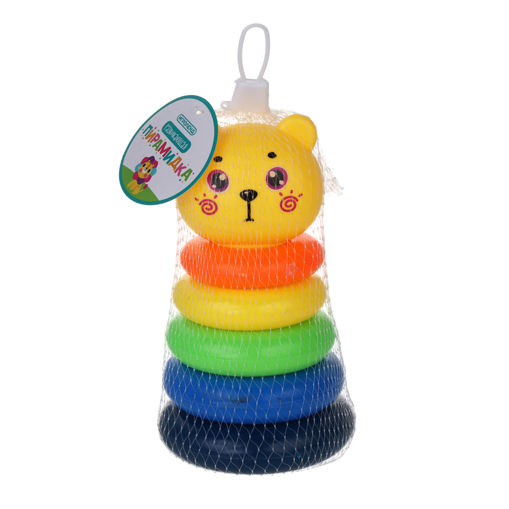 Развивающая пирамидка ИГРОЛЕНД, PP, 17,5х10х10см - #2