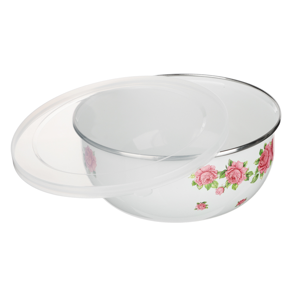 Набор мини-кастрюли 2шт. + салатник 1шт., с крышками, 6пр (14/16+14см, 0,7/1,1+0,7л) - #5