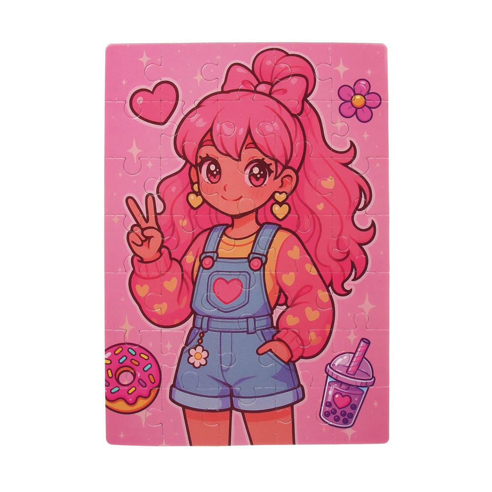 ХОББИХИТ Набор для творчества "Собирай и раскрашивай", картон, РР, 30х21см, 3 дизайна - #5