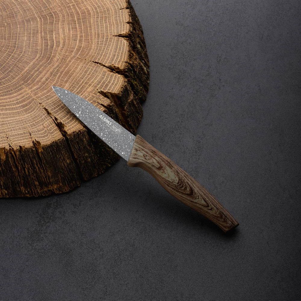 SATOSHI Алмаз Нож кухонный овощной 9см, нерж.сталь с антиналипающим покрытием - #5