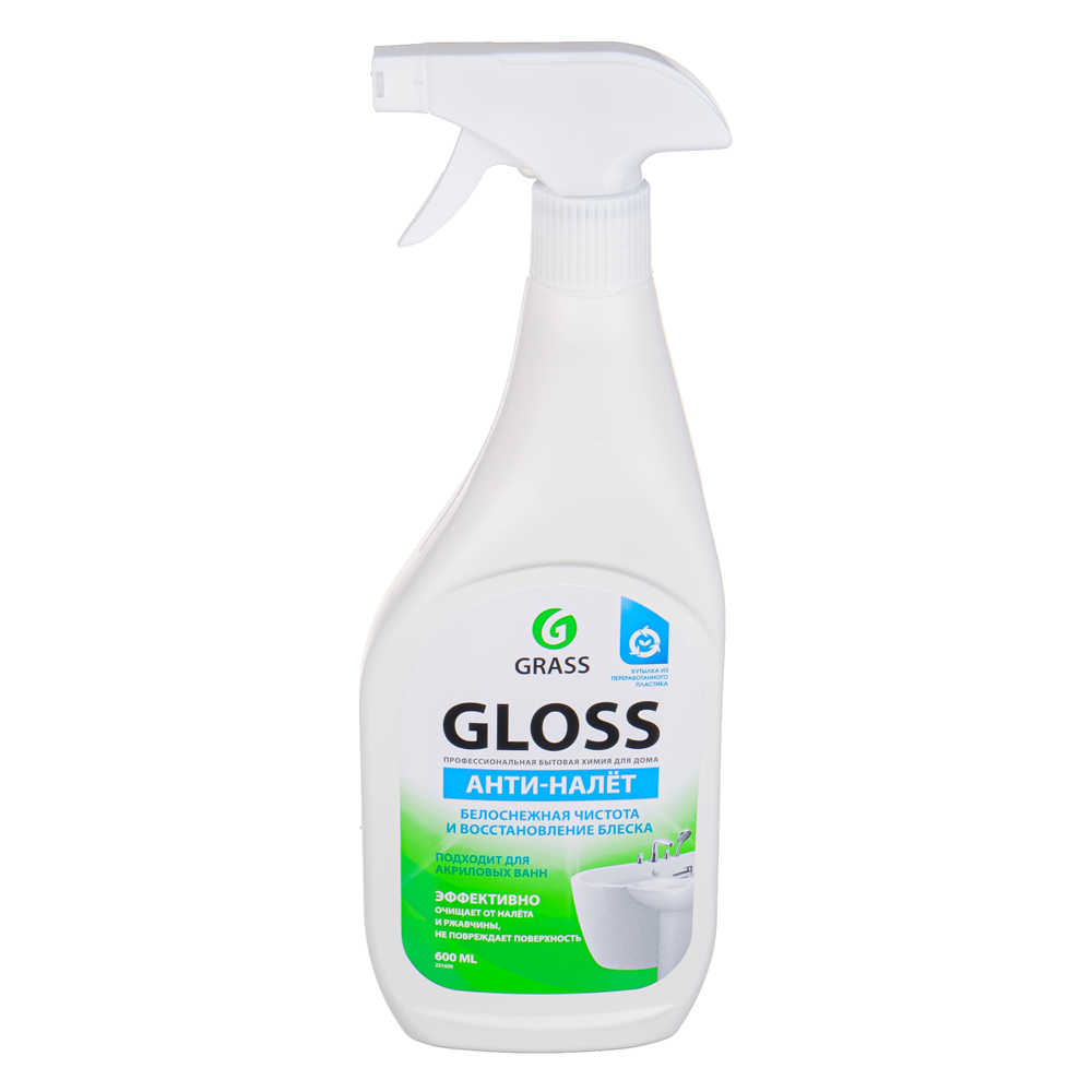 Чистящее средство для ванной комнаты GRASS "Gloss", 600 мл - #1