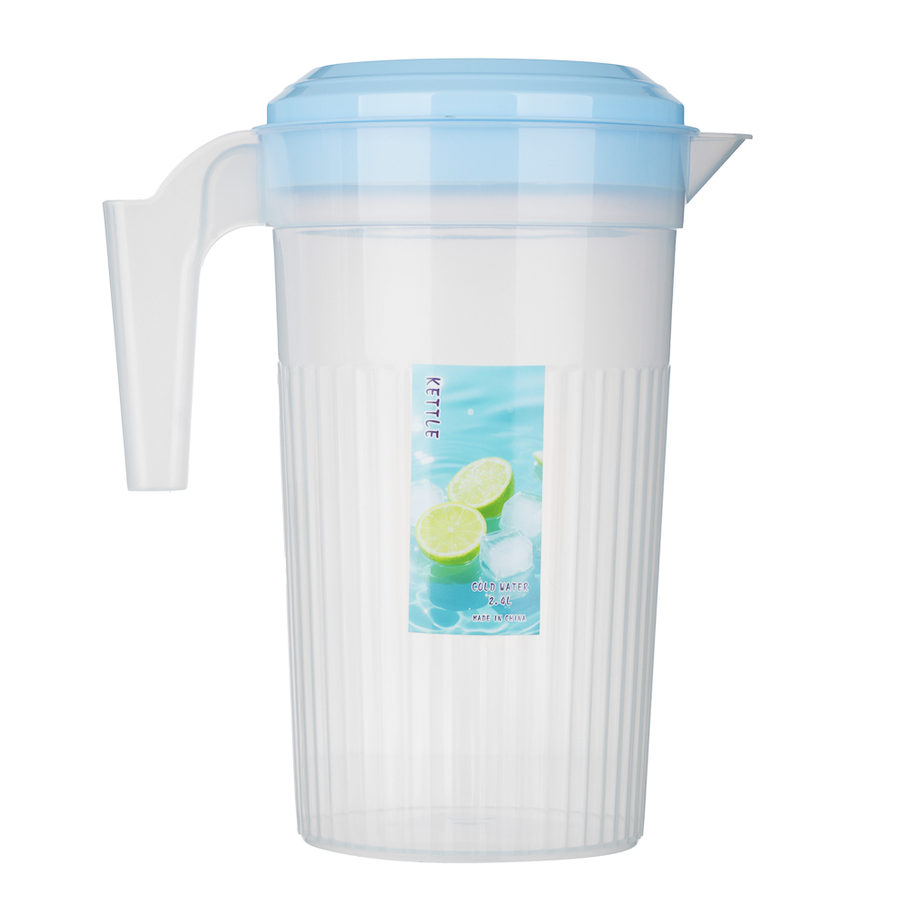 Кувшин для воды, пластик, Лайм, 2400мл, 20.5x24см, 2 цвета - #9