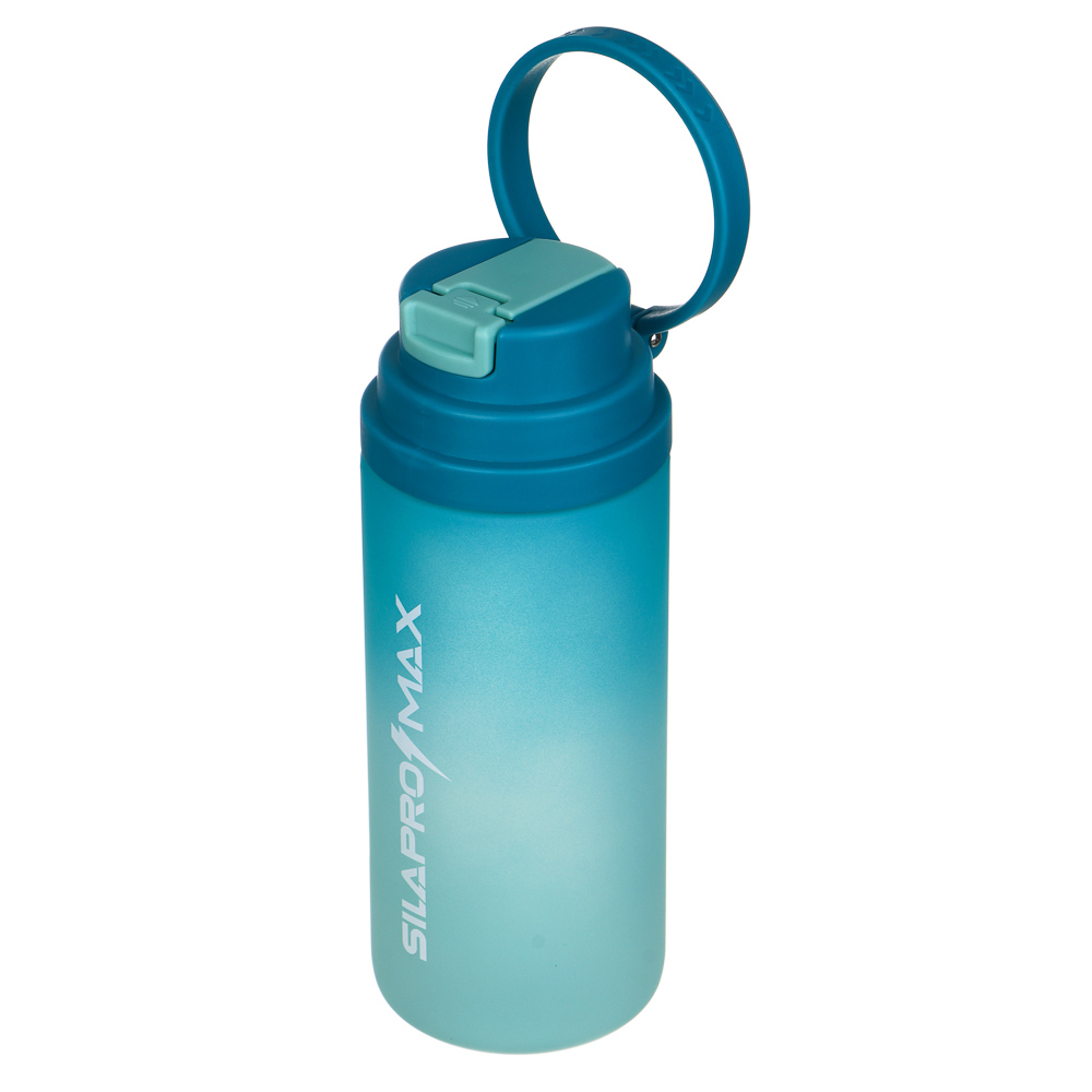 SILAPRO Max Бутылка для воды, 20х7.5см, 620мл, голубой, PC, PP - #5