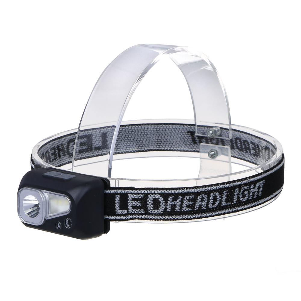 ЕРМАК Фонарь налобный, сенсорный, XPE LED + 3 SMD, 6 режимов, 500мАч, зарядка Type C, 57х29х38 мм - #3