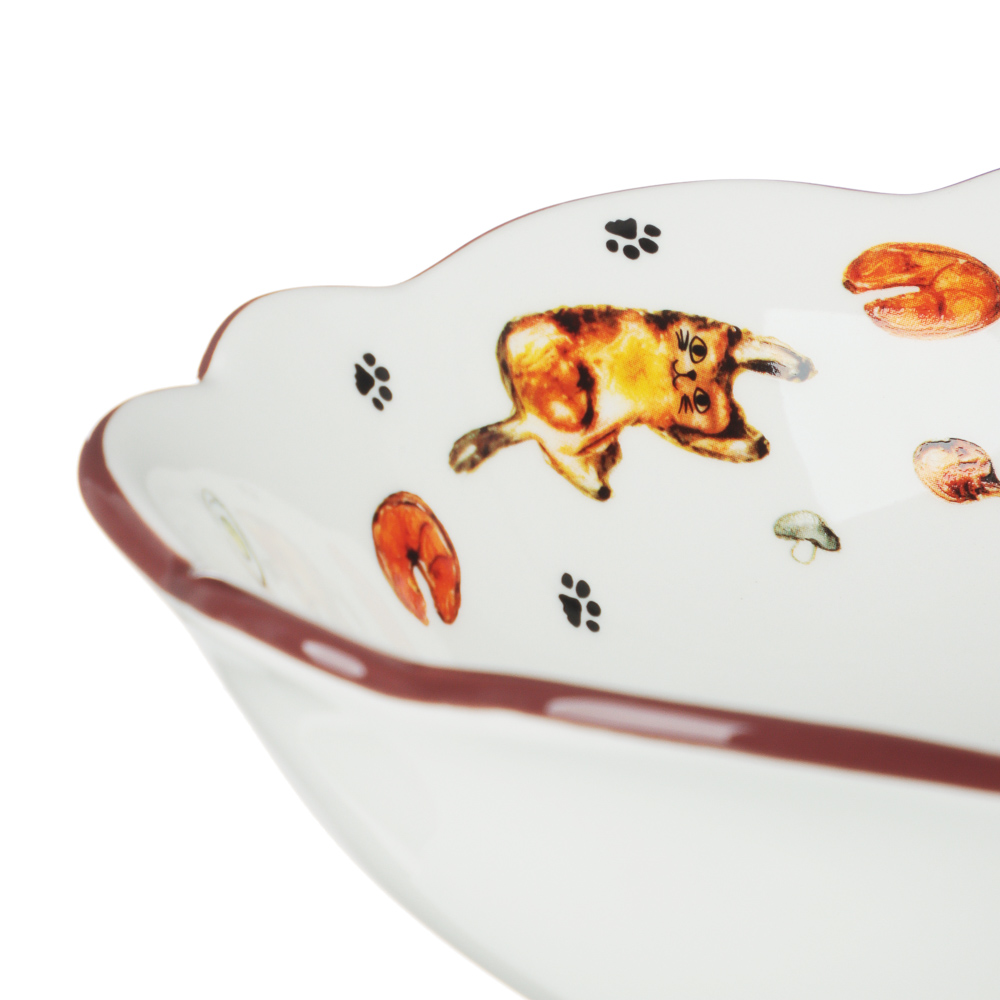 Салатник 21см, тм MILLIMI Котовасия, керамика - #2