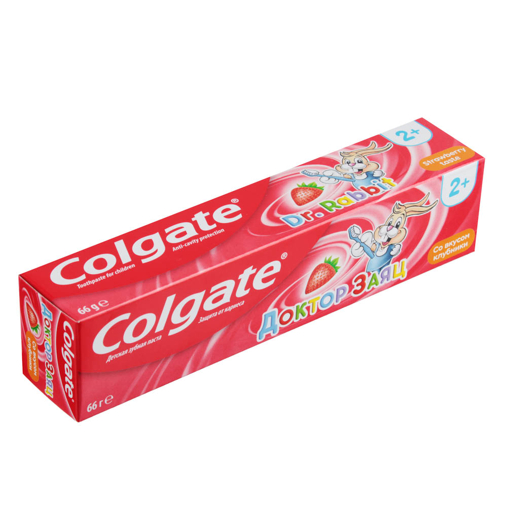 Зубная паста COLGATE Доктор Заяц вкус Клубники, 50 м - #4
