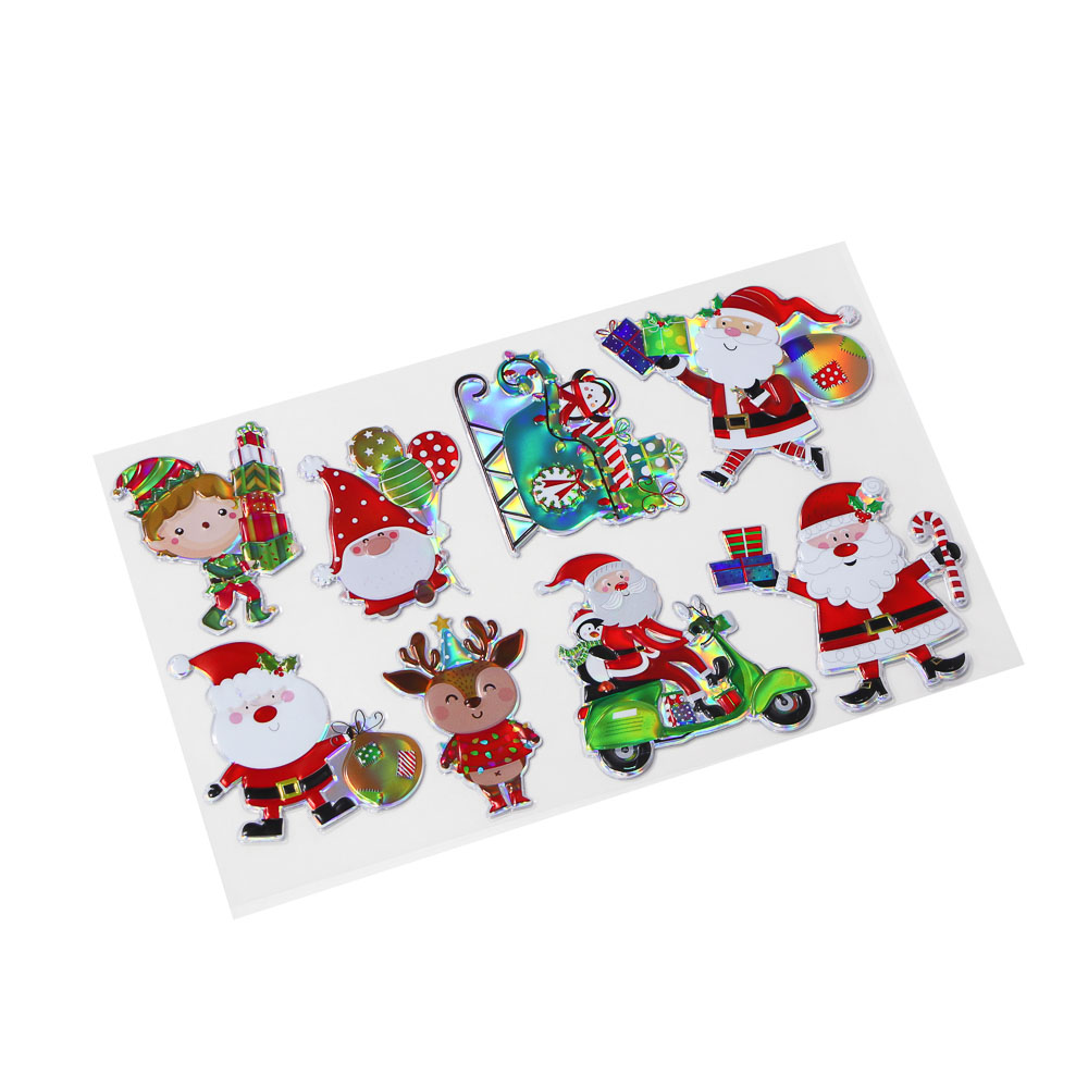 СНОУ БУМ Наклейка декоративная, 21x38,5 см, ПВХ, голография - #2