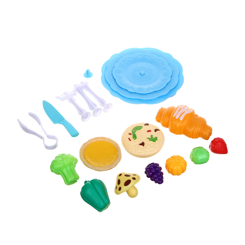 ИГРОЛЕНД Продукты на подставке "Вкусняшки", с аксессуарами в пакете, PP, PVC,21х26 см, 3 диз - #4