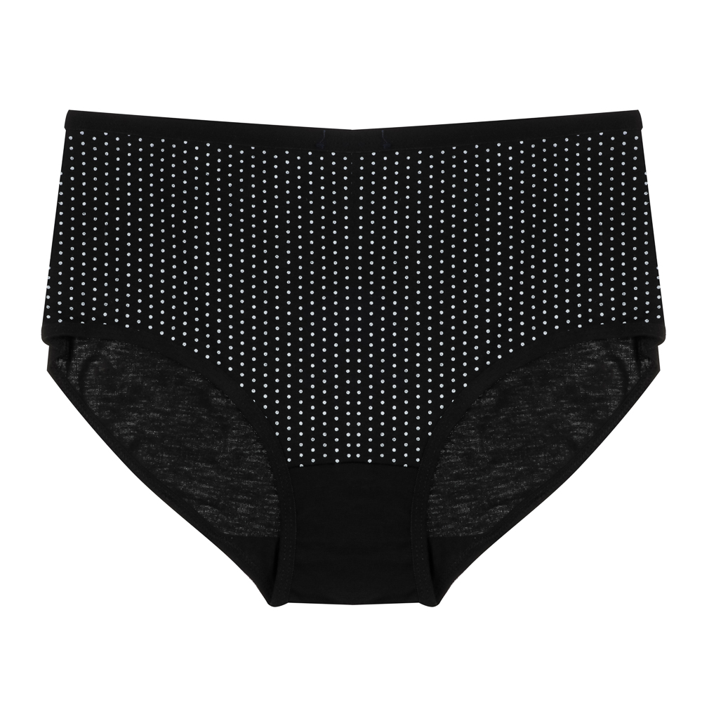 Трусы женские макси с принтом, р.52-54, 95% хлопок, 5% спандекс, Cotton #6001 - #12