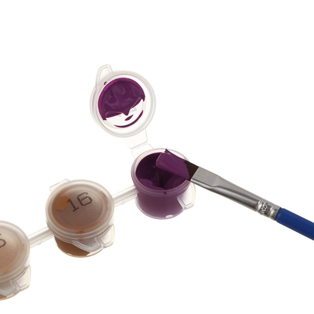 ХОББИХИТ Картина по номерам, комплект (основа, акриловые краски, кисть), 30х40см, 10 дизайнов - #6