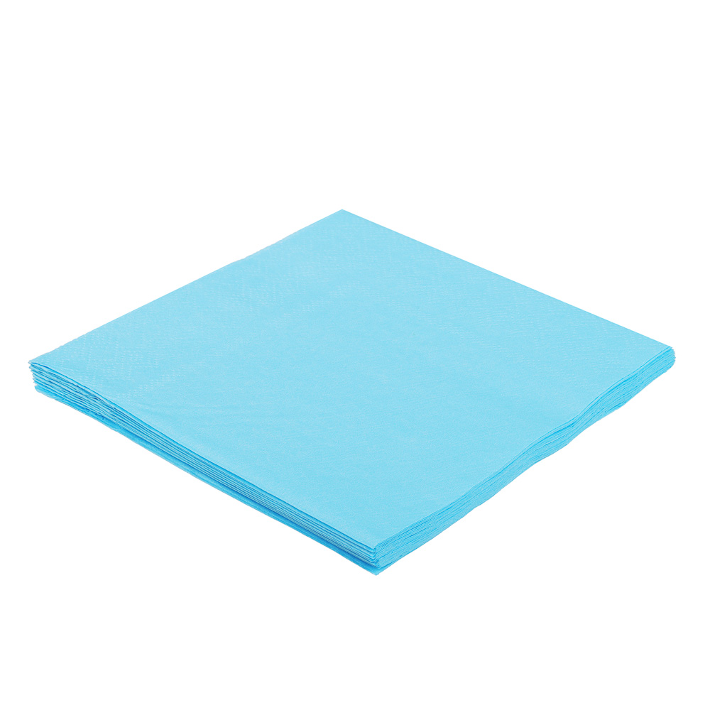 Набор бумажных салфеток, голубой - #2