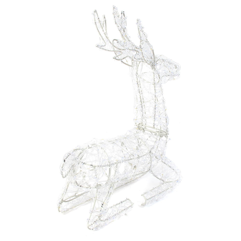 СНОУ БУМ Олень, 100 LED, 38 см, белый, постоянное свечение - #3