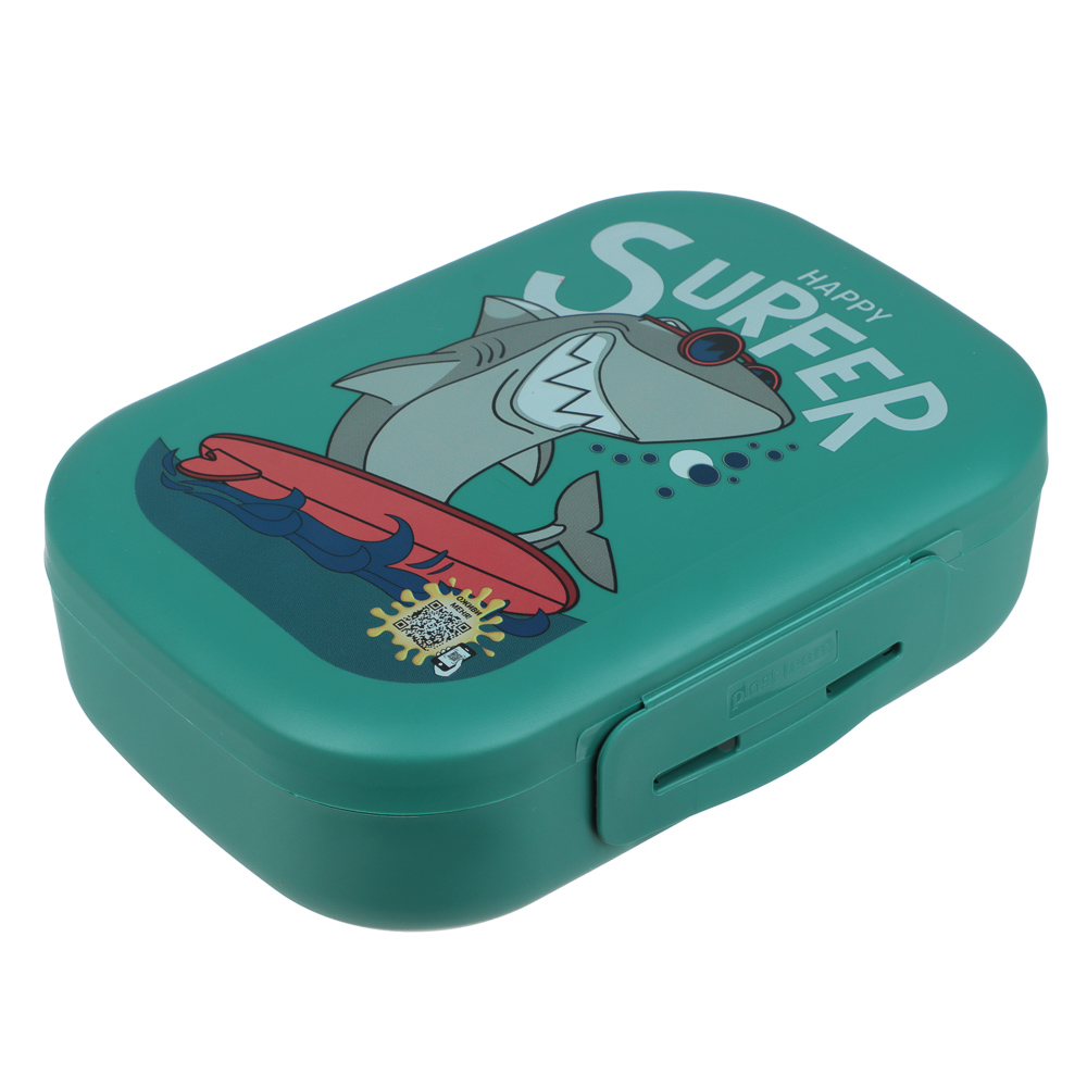 Ланч-бокс 0,8л (17,9х12,8х5,2см), пластик, 3 дизайна - #2