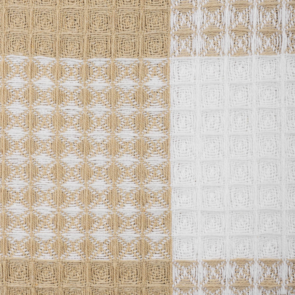 PROVANCE Special Плед хлопок, 180х200см, клетка, бежевый - #4