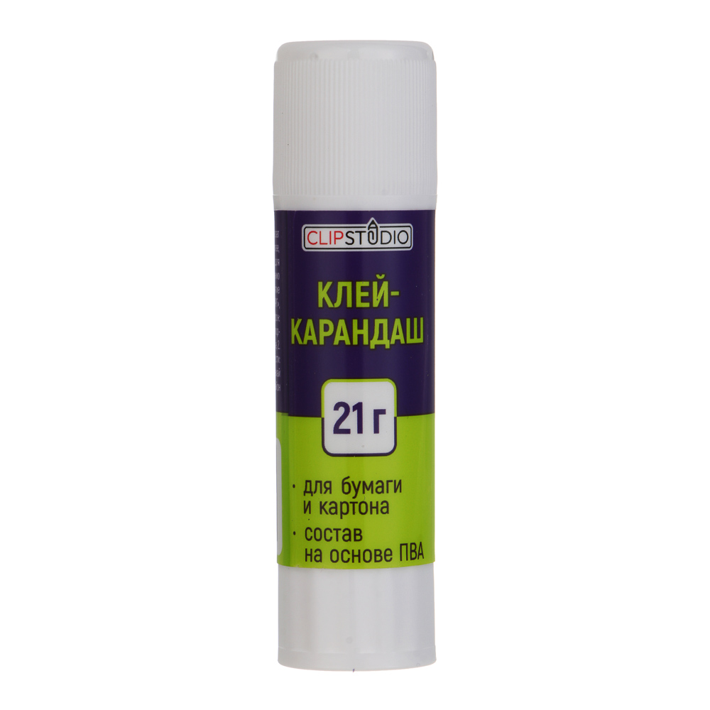 Клей-карандаш ClipStudio 21 грамм, на основе PVA - #1