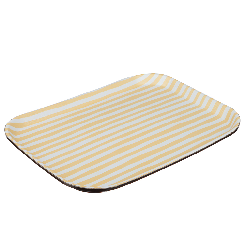 Поднос прямоугольный с антискользящим покрытием тм Vetta Орра, 35х25см, 2 дизайна - #4