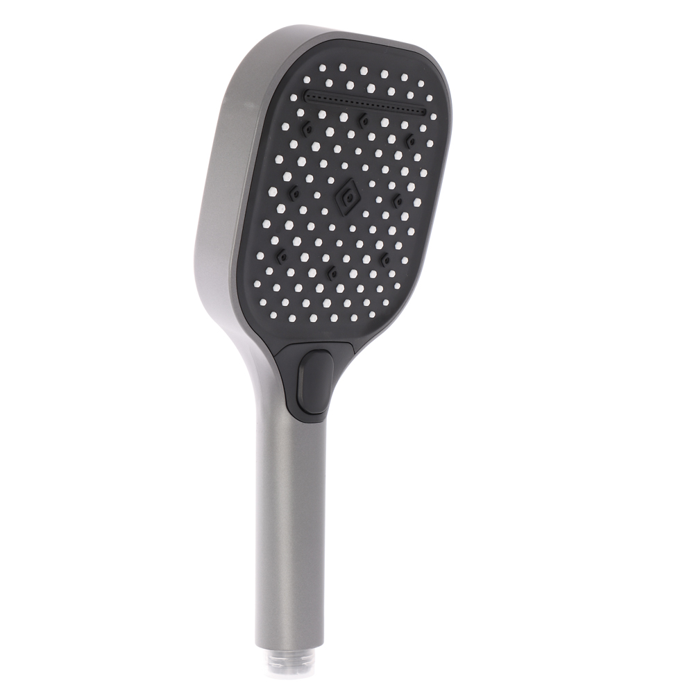 RAIN Лейка для душа, 3 режима, 120х125мм, серебристо-серый - #1