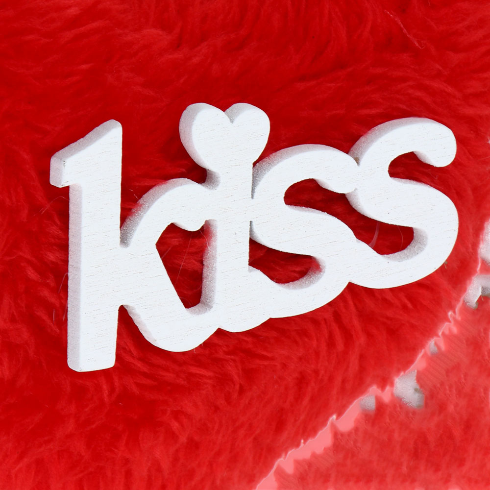 Декор-подвеска "Сердце" "Kiss" - #4