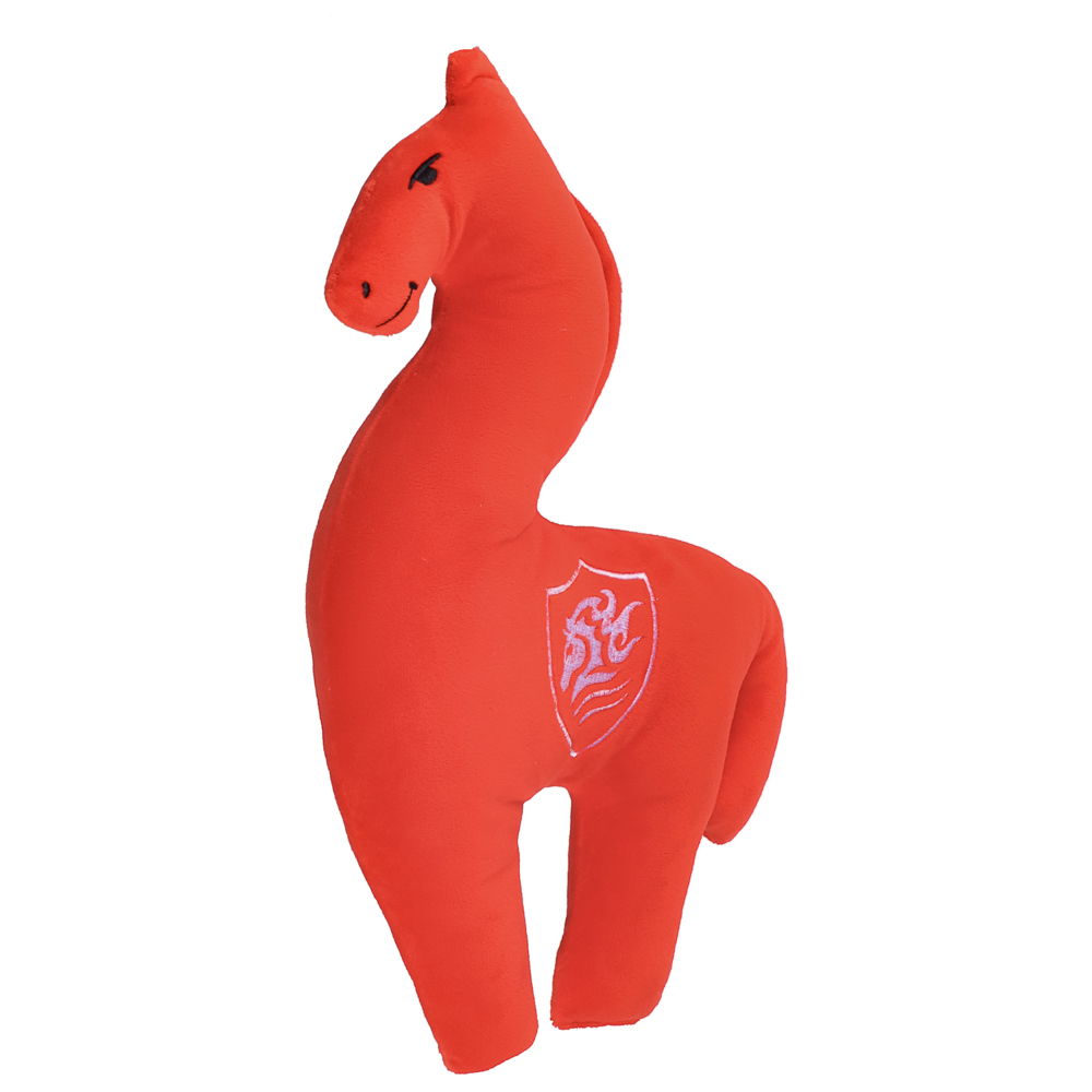 Лошадка вельбоа, 38 см, Вельбоа+ПЭ+вышивка - #2