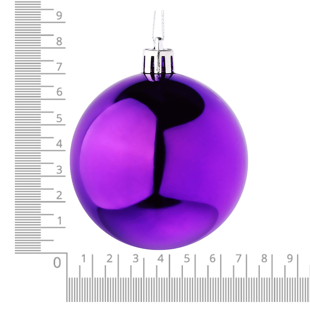 Набор шаров Сноубум, фиолетовый, 6 шт - #2