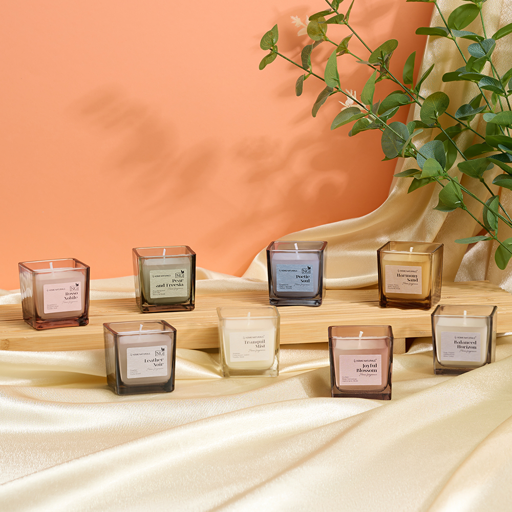 NEW GALAXY Свеча ароматизированная Home Naturals, poetic soul, rosso nobile,leather noir,pear&freesi - #10