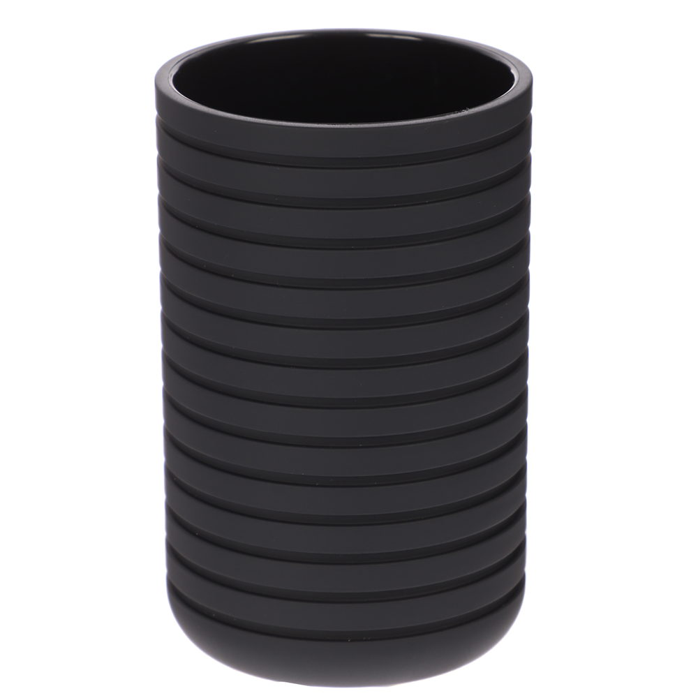 Стакан LAGO, чёрный, пластик, SWP-2410-BLK-02 - #1