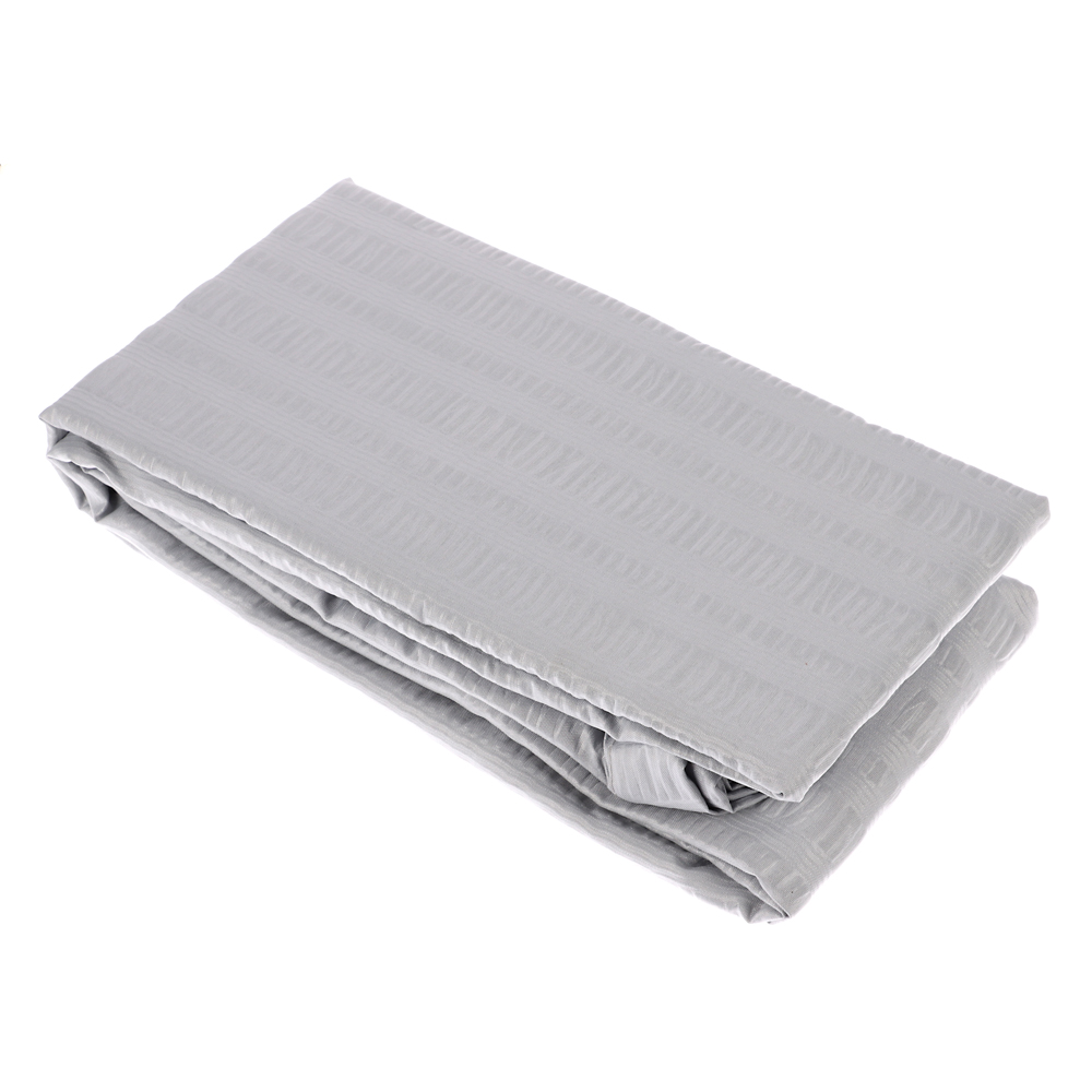 Штора для ванной 180х200см SWANNY, GRANIT5, светло-серый, полиэстер, SWC-80-24-LGR - #3