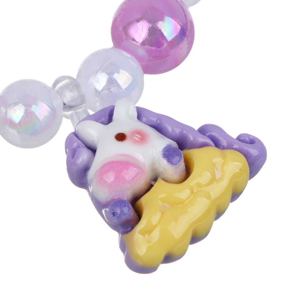 Набор детской бижутерии BY Русские супергерои: браслет, кольцо, клипсы, заколка, 3 дизайна - #9