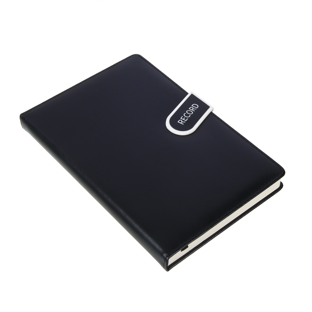 Ежедневник недатир. "РЕКОРД" А5, 320 стр., тв.обл.с поролоном, иск.кожа, магнит.застежка, 2 цвета - #6