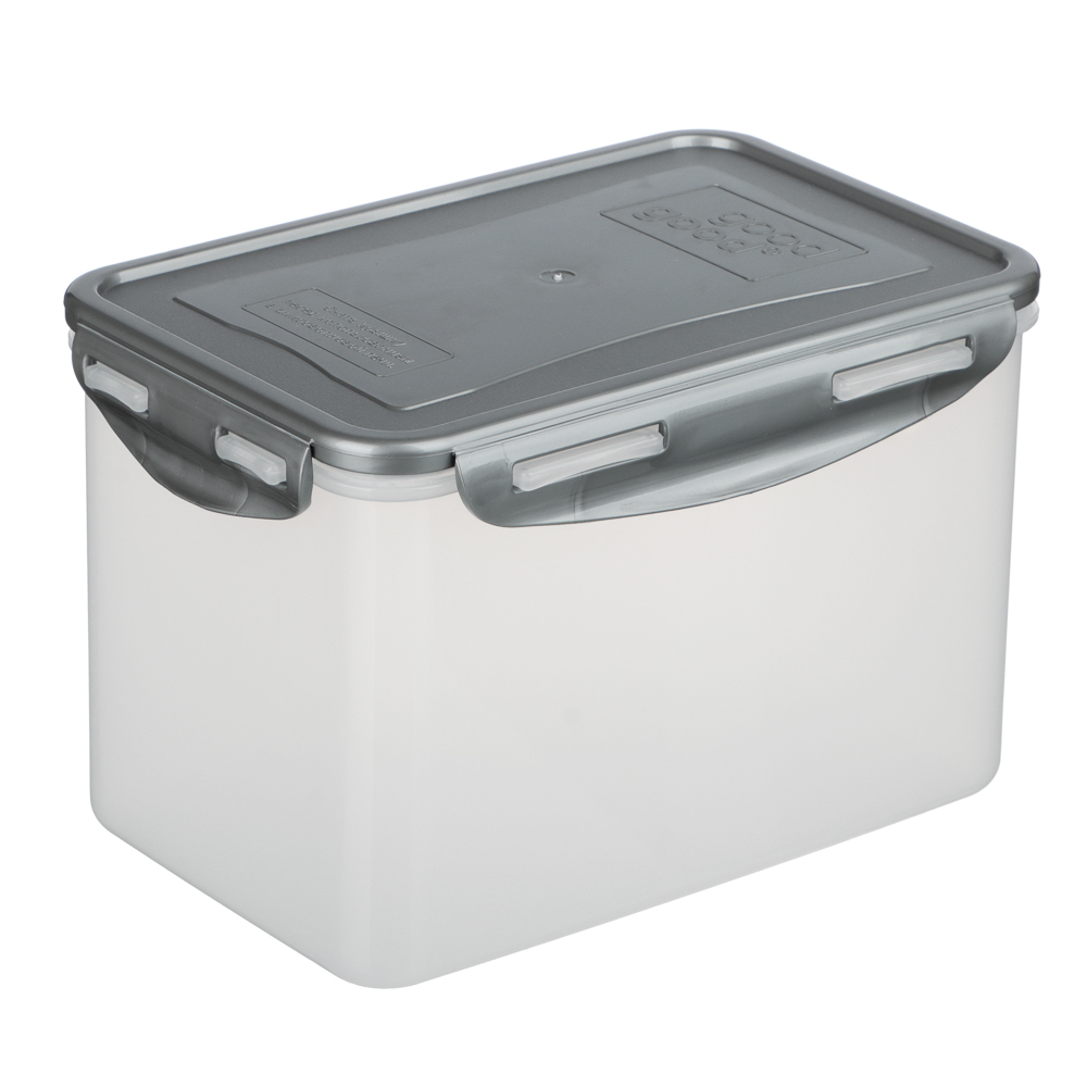 Контейнер герметичный для СВЧ с защелками, 2,2л, 205х135х130мм, пластик - #1