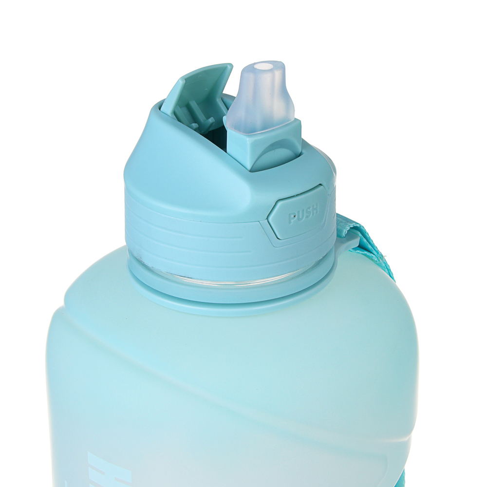 SILAPRO MAX Бутылка спортивная с замком, EGGSHELL BLUE-LOTUS ,2л, PETG - #6