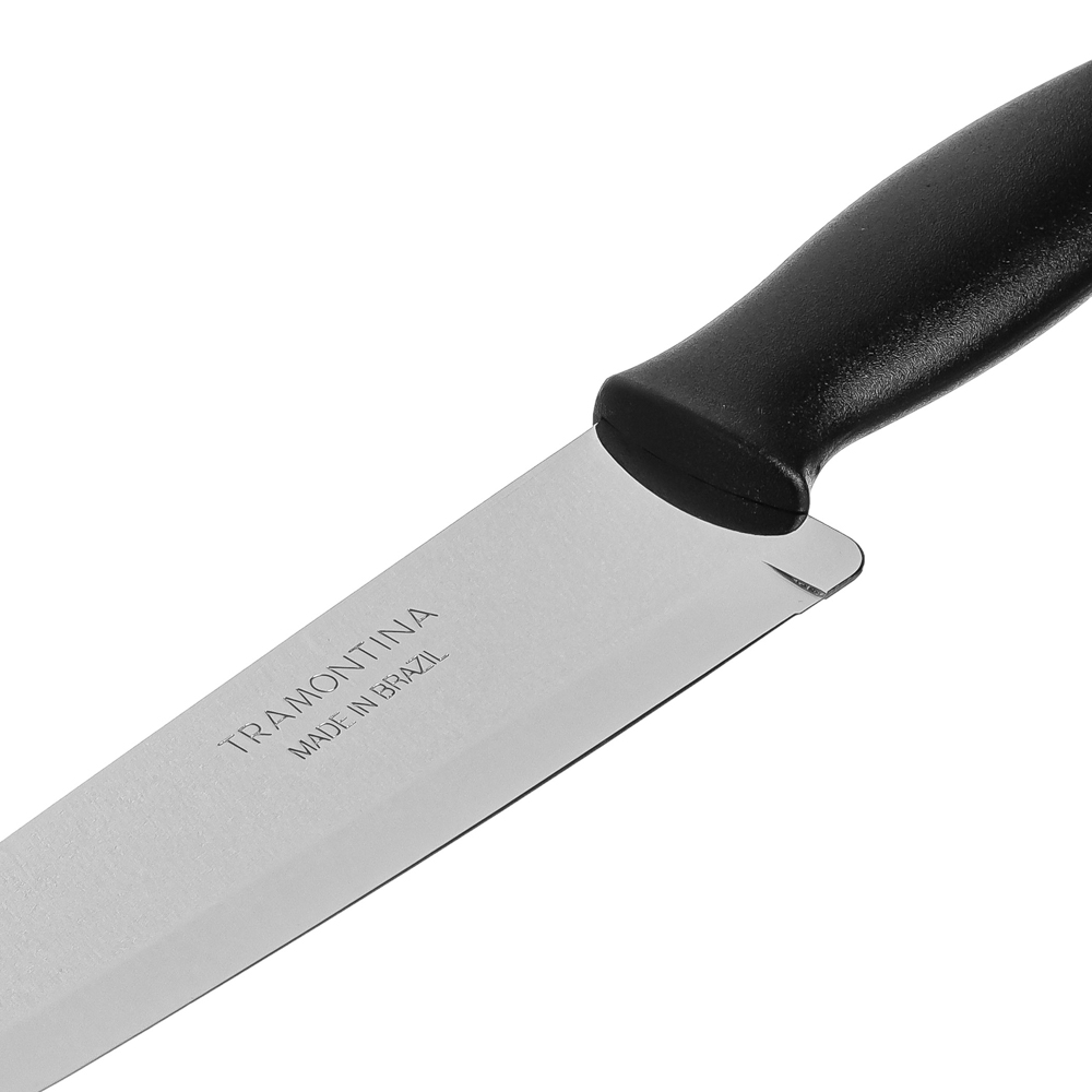 Нож кухонный черный Tramontina "Athus", 20 см - #3