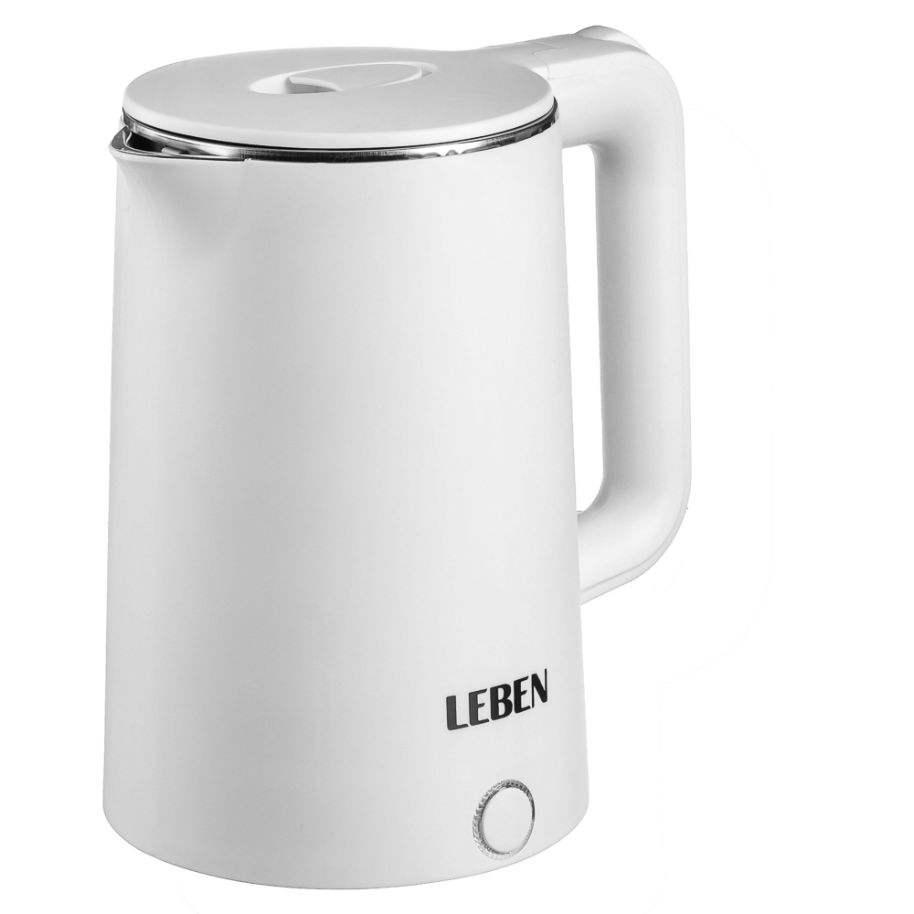 Чайник электрический LEBEN, белый, 1,7 л, 1850 Вт - #8