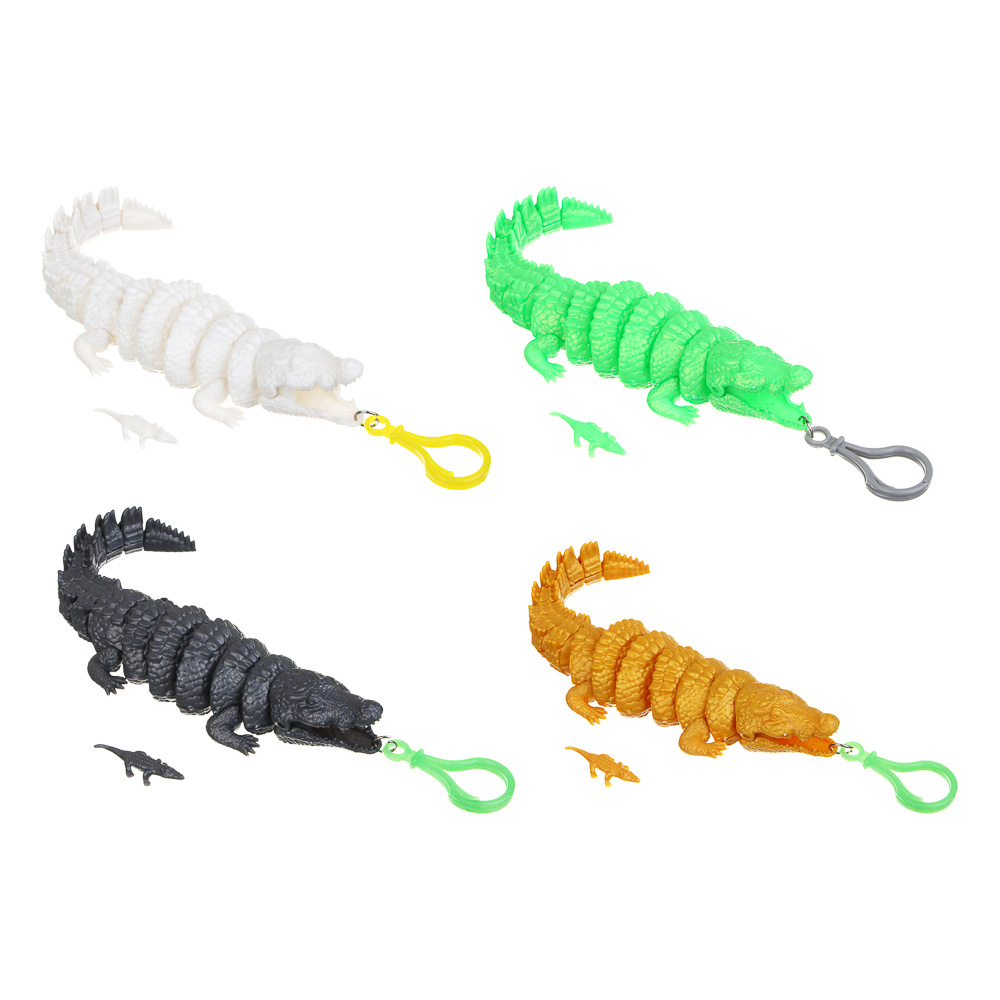 ХОББИХИТ Набор для творчества, 3D- конструктор "Крокодил", PP, 26,5х3,5х17см, 4 вида - #2