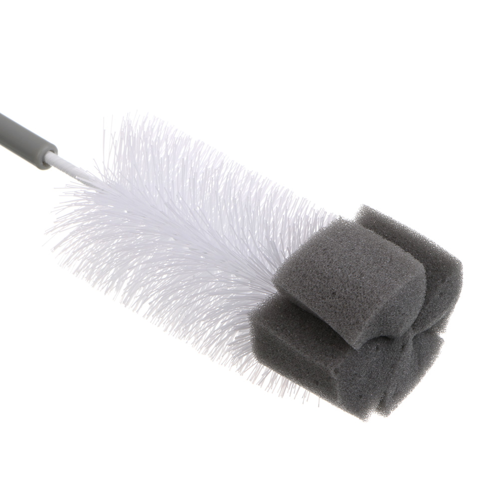 Ерш бутылочный, тм VETTA, 29х5х5 см, серый, пластик, поролон, металл - #2