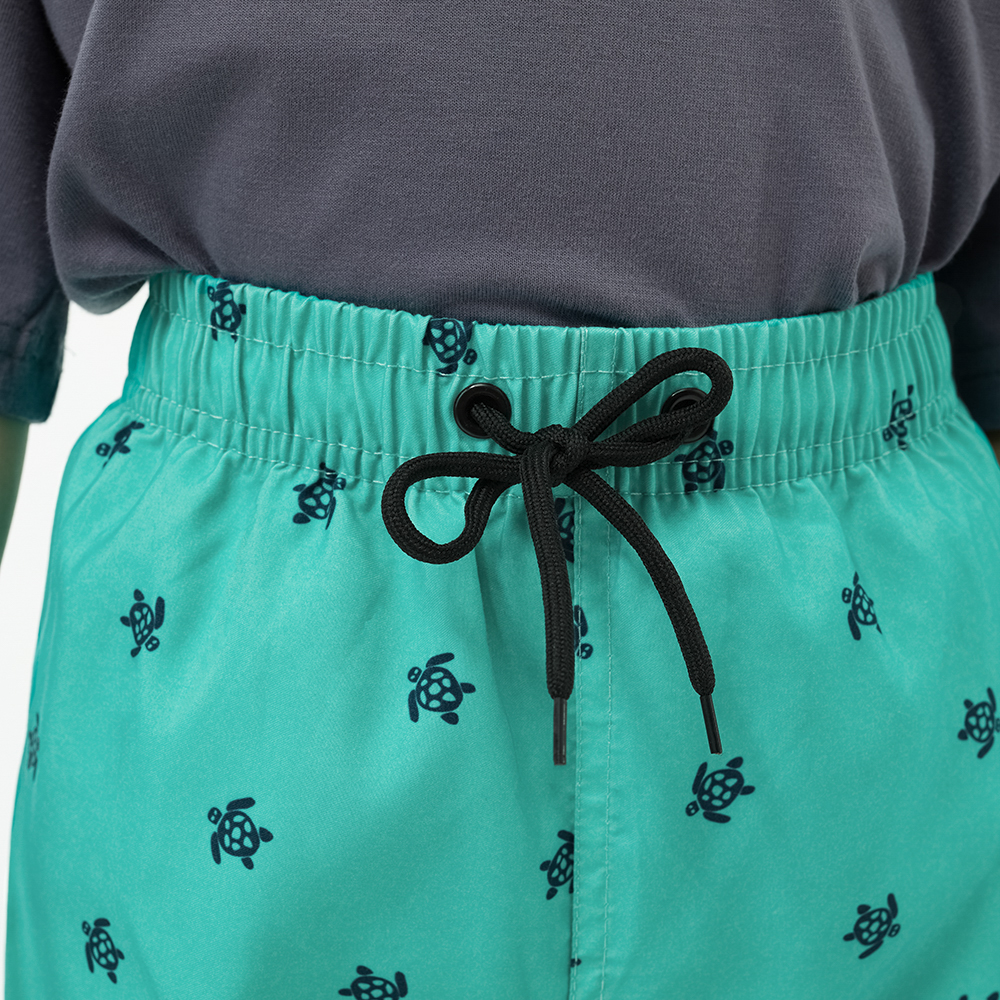 GALANTE Шорты купальные для мальчиков, 100% полиэстер, р. 110-116, цв.бирюзовый - #11